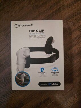 PowerA Hip Clip For Meta Quest 3/3S With Adjustable Belt & Detachable Clips